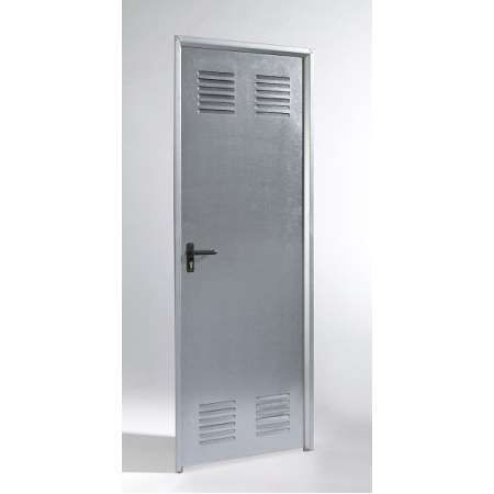 PUERTA GALVANIZADA PASO 80 IZQUIERDA REJILLA (oferta)